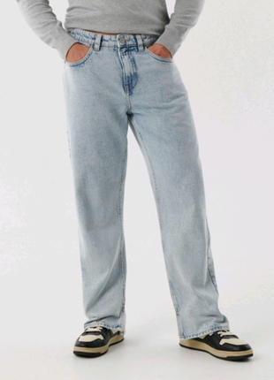 Джинсы мужские cropp 90's fit 7825n-05j р. 32\32 голубые