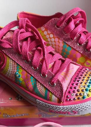 Skechers кеды с мигалками обуты 1 раз