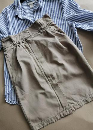Базовая удлиненная мини юбка от max mara