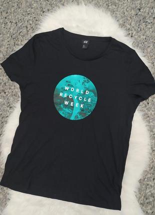 Базова футболка h&m  розмір м (world recycle week)