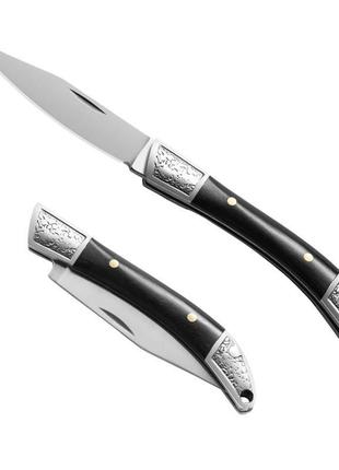 Міні складаний ніж з нержавіючої сталі, домашній ніж для фруктів, ніж для ключів, вуличний ніж для ключів чорний