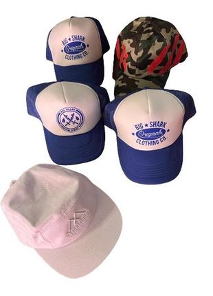 Топ ❤️🧢 кепка бейсболка big shark original street wear white blue белая голубая3 фото