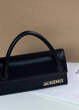Черная сумка типа jacquemus
