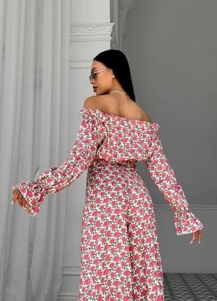 Костюм женский летний штапель