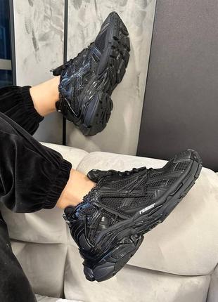 Новинка женские кроссовки balenciaga runner black