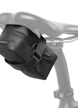 Велосипедна сумка підсідельна мініатюрна для інструментів rhinowalk rk5200bk чорний