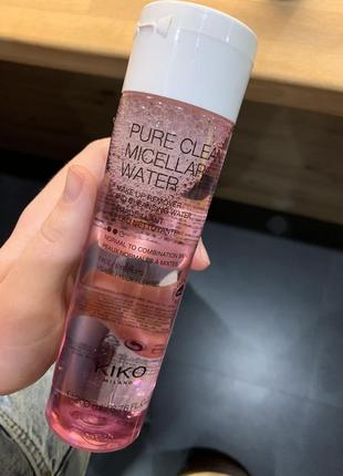 Мицеллярная вода pure clean water micellar kiko milano