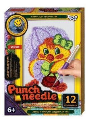 Киврова вишивка "punch needle: качечка" pn-01-03