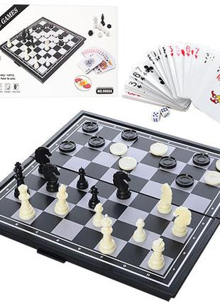 Магнитные шахматы и шашки 9888a карты в комплекте