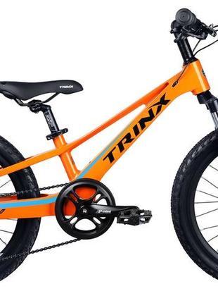 Подростковый велосипед 20" trinx seals 3.0 2022 orange-black-blue (10700156)
