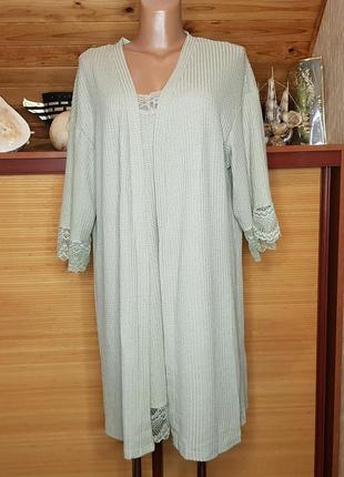Роскошный пижамный комплект/ костюм для дома/отдых с кружевом shein