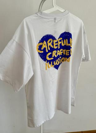 Жіноча оверсайз футболка бавовняна турецька якість