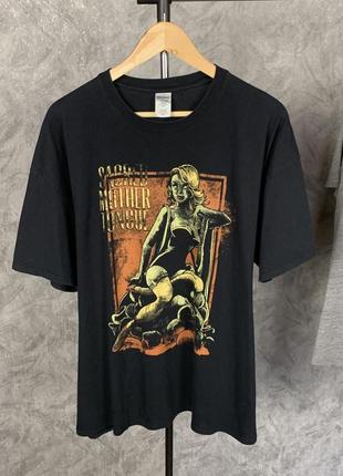 Футболка с принтом gildan