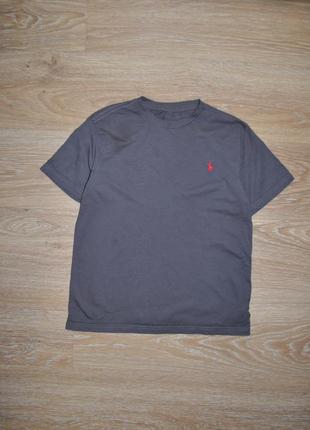 Хлопковая футболка подлетка polo ralph lauren