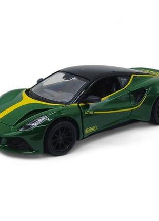 Машинка kinsmart "lotus emira (heritage)", зелена