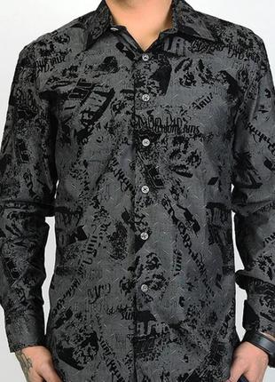 Рубашка мужская черная