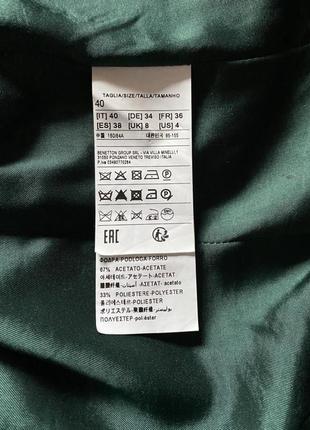 Шерстяной жакет пиджак united colors of benetton италия в клетку серый люкс бренд