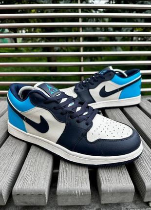 Кроссовки nike air jordan low (blue)