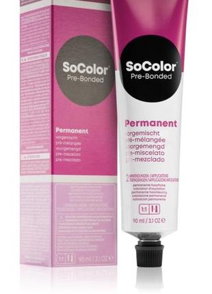 Matrix socolor pre-bonded blended перманентная краска для волос