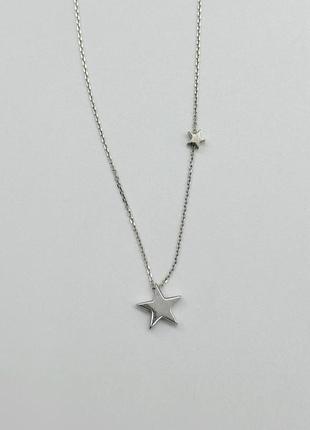 Серебряное колье