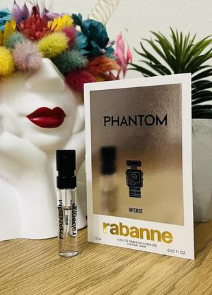 Оригинальный пробник парфюмированная вода paco rabanne phantom intense