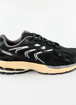 Мужские черные летние дышащие кроссовки сеточка, кожа/текстиль-сетка,удобные кроссовки для бега,для тренировок