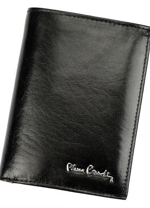 Чоловічий шкіряний гаманець pierre cardin ys520.1 330 rfid чорний -
