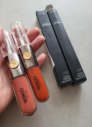 Kiko milano unlimited double touch блиск для губ подвійний.126,103