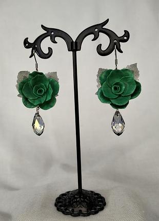 Серьги ручной работы из полимерной глины