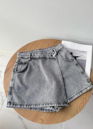 Юбка-шорты джинсовая