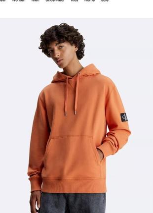 Регдан худи с капюшоном с s calvin klein унисекс женский мужской