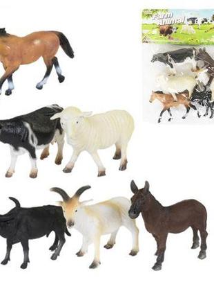 Набір домашніх тварин "farm animal", 6 штук