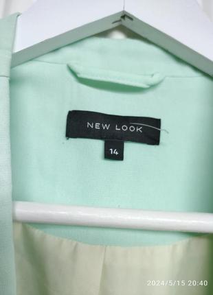 Жакет м'ятного кольору рукав 3/43 фото