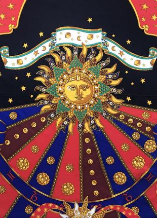 Шовкова хустка в стилі ермес carpe diem зодіак астрологія jerome leplat італія шелковый яркий платок
