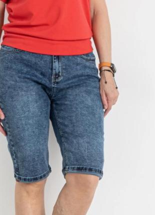 32-42 г. женские капри удлиненные шорты большой размер джинс стрейч
