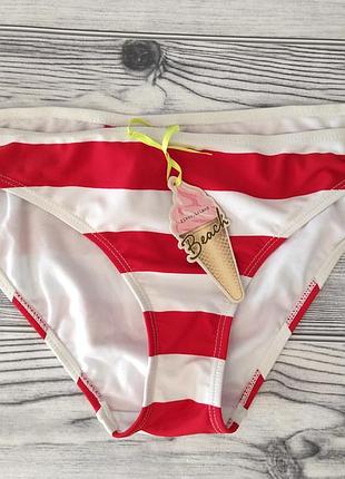 Новые плавки женские бикини в полоску р.50\16\42 river island низ купальника