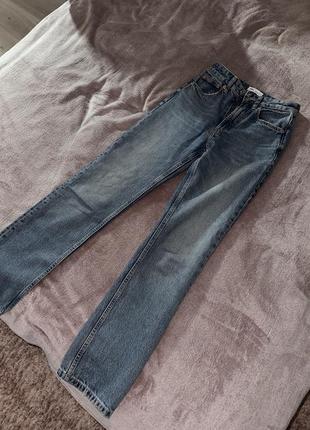 Прямі джинси zara
