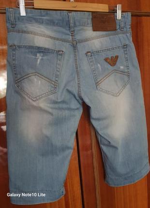 Armani jeans джинсовые шорты