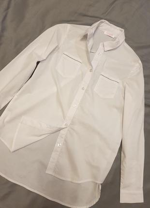 Женская белая рубашка, блузка colabear
