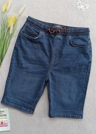 Детские джинсовые стрейчевые шорты 12-13 лет для мальчика