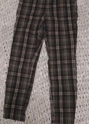 Зручні жіночі брюки в клітинку tchibo. розмір 42 євро