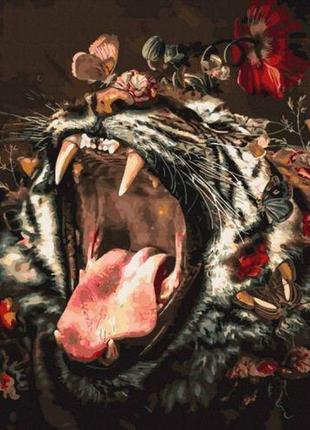 Картина по номерам "пробуждение тигра"
