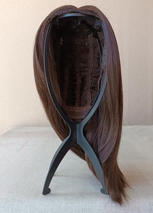 Короткая темная парика, новая, без чешуйки, термостойкая, парик