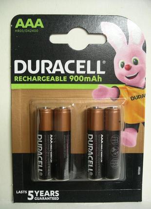 Аккумулятор duracell hr03 (aaa) 900 mah цена за  4шт.