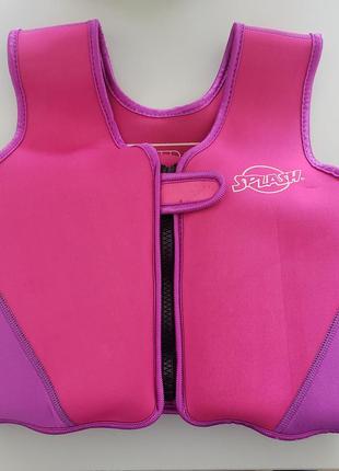 Splash австралия спасательный жилет для обучения плавания девочке 3-4-5-6л 18-30 кг