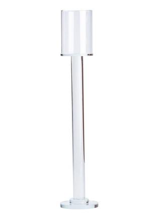 Свічник скляний 42 (см) свічник келих на високій ніжці на 1 свічку