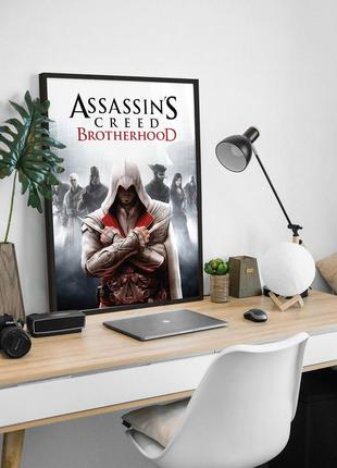 Постер гри assassin's creed brotherhood / плакат ассасін крід