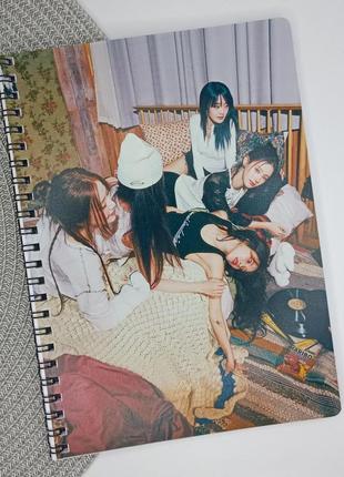 Тетрадь айдиль (g)i-dle на пружине 48 листов линия (арт 2) 10392