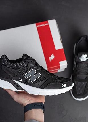 Мужские летние кроссовки nb сетка черные