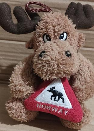 Мягкая игрушка олень дорожный знак из европы